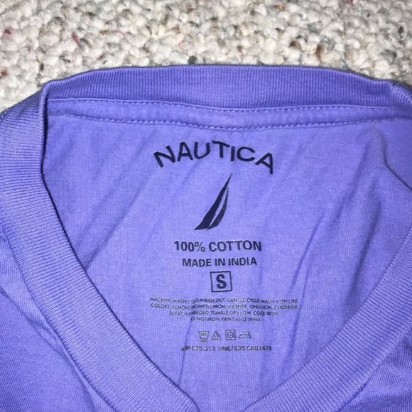 Nautica Plain Men's T- shirt - Picture 4 of 4